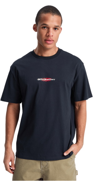 2026 Quiksilver Mens Mercury Burning Tee EQYZT08271 - Black